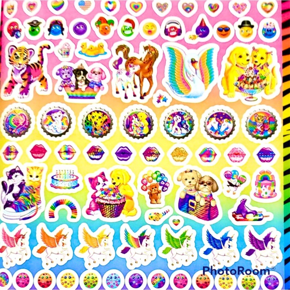 🦄 LISA FRANK SUPER COLORING & STICKER BOOK 🦄 - Picture 7 of 7